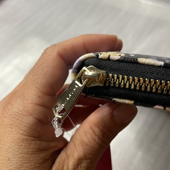 Rampage Floral Print Wallet RP6759 Purple/Gold/Black 7.5”x4” (0161) - Picture 4 of 5